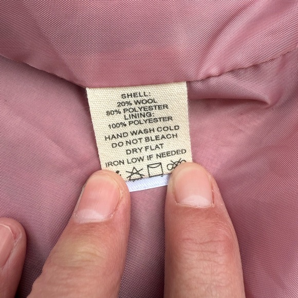 Women’s Peach Love California Wool Blend Pink Coat - New with Tag. Medium - Picture 10 of 15